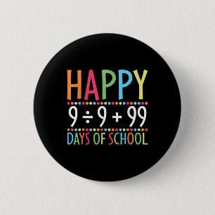 Math Formula 100 Days Of School Funny Math Teacher 6 Cm Round Badge