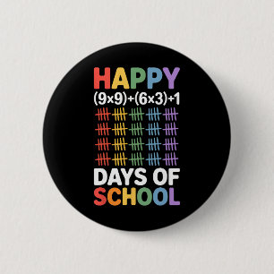 Math Formula 100 Days Of School Funny Math Teacher 6 Cm Round Badge
