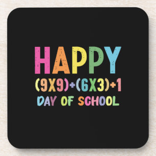 Math Formula 100 Days Of School Funny Math Teacher Coaster