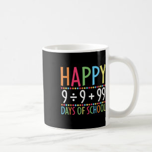 Math Formula 100 Days Of School Funny Math Teacher Coffee Mug