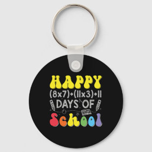 Math Formula 100 Days Of School Funny Math Teacher Key Ring