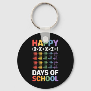 Math Formula 100 Days Of School Funny Math Teacher Key Ring