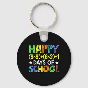 Math Formula 100 Days Of School Funny Math Teacher Key Ring