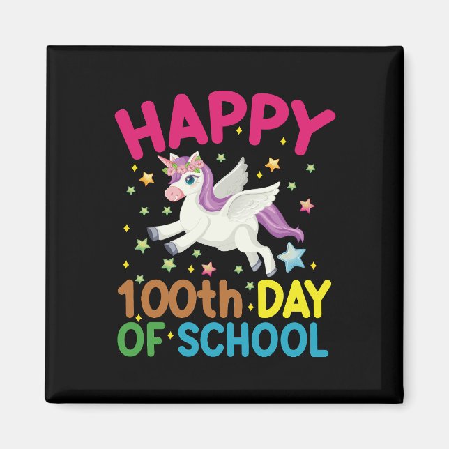 Math Formula 100 Days Of School Funny Math Teacher Magnet (Front)