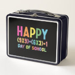 Math Formula 100 Days Of School Funny Math Teacher Metal Lunch Box<br><div class="desc">Math Formula 100 Days Of School Funny Math Teacher 100th Day T-Shirt
Math Formula 100 Days Of School Funny Math Teacher</div>