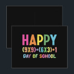Math Formula 100 Days Of School Funny Math Teacher Postcard<br><div class="desc">Math Formula 100 Days Of School Funny Math Teacher 100th Day T-Shirt
Math Formula 100 Days Of School Funny Math Teacher</div>