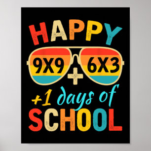 Math Formula 100 Days Of School Funny Math Teacher Poster