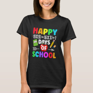 Math Formula 100 Days Of School Funny Math Teacher T-Shirt