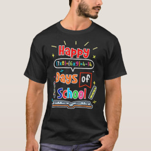 Math Formula 100 Days Of School Happy 100th Day Of T-Shirt