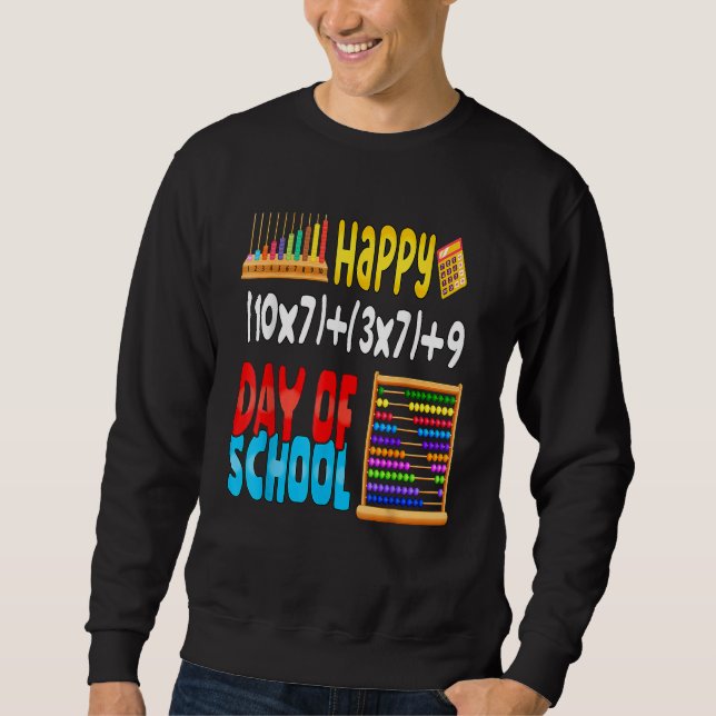 Math Formula 100 Days Of School Shirt For Teacher  (Front)