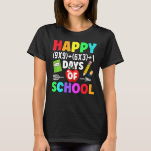 Math Formula 100 Days Of School Shirt Math Teacher