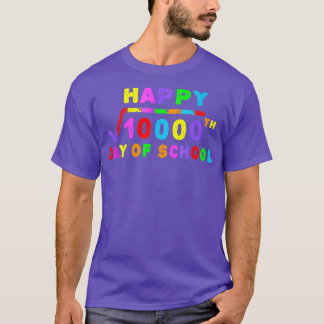 Math Formula 100 Days Of School Square Root 10000  T-Shirt
