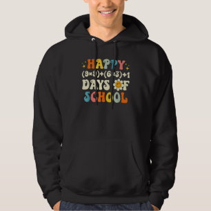 Math Formula 100 Days Of School Teacher Boy Girl Hoodie