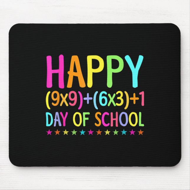 Math Formula 100 Days Of School Teacher Boy Girl  Mouse Pad (Front)