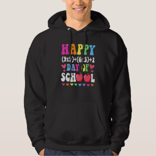 Math Formula Happy 100 Days Of School 100th Day Ma Hoodie