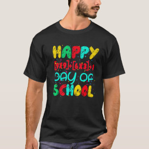 Math Formula Happy 100 Days Of School 100th Day Te T-Shirt