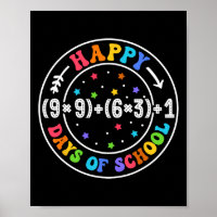 Math Formula Happy 100 Days Of School Funny Math T