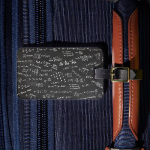 Math Formulas And Numbers Luggage Tag