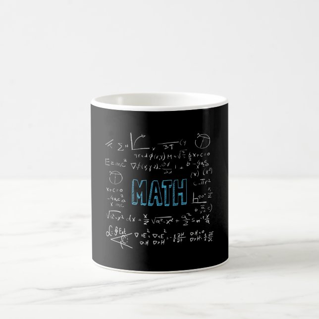 Math formulas mathematics coffee mug (Center)