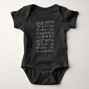 Math formulas mathematics physics student teacher  baby bodysuit