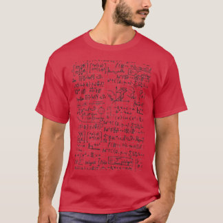 Math Formulas Pattern T-Shirt