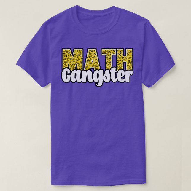 Math Gangster T-Shirt (Design Front)