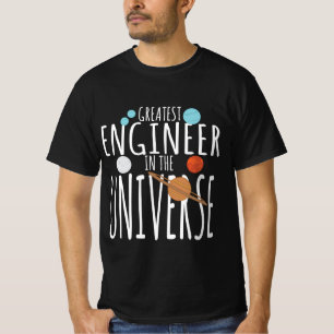Math Geek Design - Greatest Engineer In The Univer T-Shirt