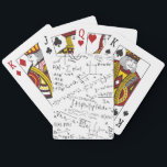Math Geek, Mathematics Problem Solving Pattern Playing Cards<br><div class="desc">The perfect Cute Math Geek, Mathematics Problem Solving Pattern, a pattern gift idea for all men, women & kids who loves Math Equation Seamless fabric! Makes an ideal gift for your mum, dad, sister, brother, aunt, uncle, grandma or grandpa & for your love ones for their Wedding Anniversaries, Birthdays, Summer,...</div>