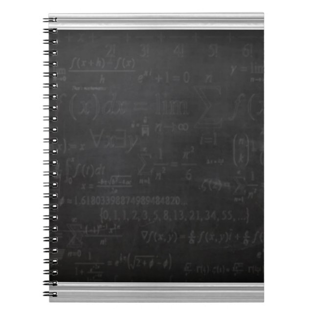 Math Geek Spiral Notebook (Front)