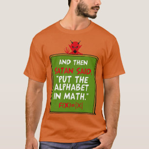 math geek teacher funny teacher (6) T-Shirt