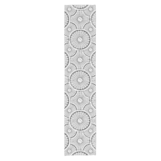 Math Genius Steampunk Multiplication Table Short Table Runner (Front)