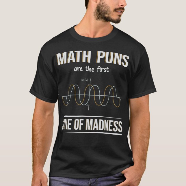 Math Graph Sine Algebra Coordinate System horse sa T-Shirt (Front)