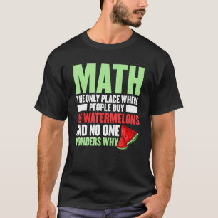 Math Graphic For Women And Men Math 2 T-Shirt