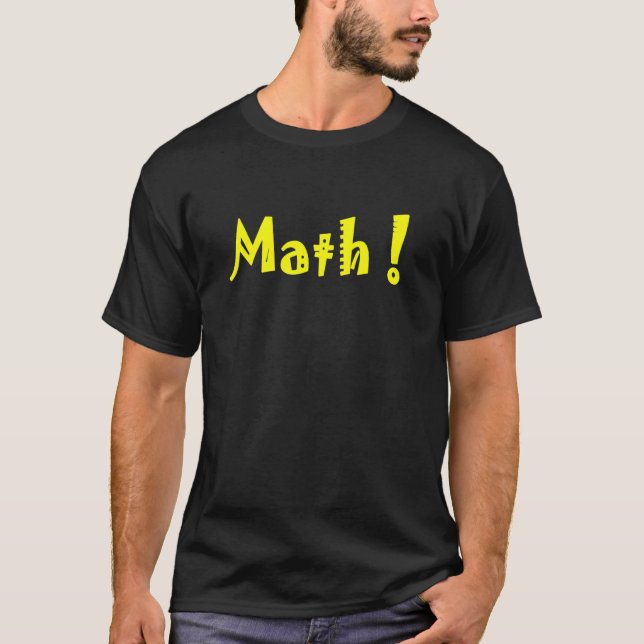 Math Great Mathematics  Design Mathletes Unite 1 T-Shirt (Front)