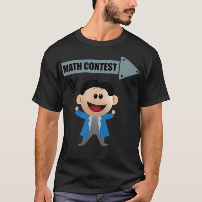 Math horse riding animals  T-Shirt (Front)