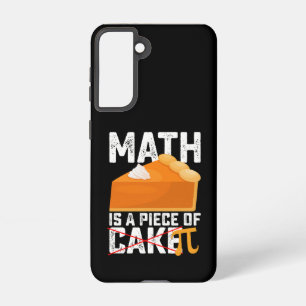 Math Is A Piece Of Cake Pi Day Funny Samsung Galaxy Case