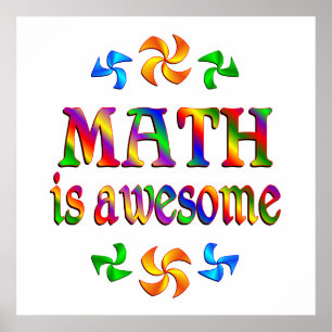Math is Awesome Poster