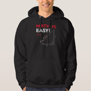 Math Is Easy Find X Here It Is Geometry Math Teach Hoodie