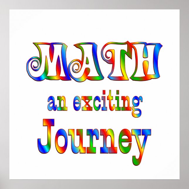 MATH is Exciting Poster (Front)