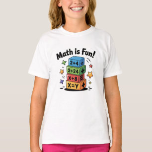Math is fun stickers T-Shirt