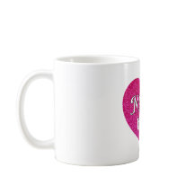Math is hard pink heart mug