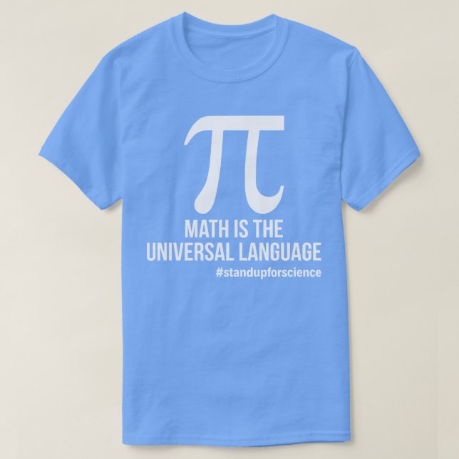 Math Is The Universal Language Funny T Shirts Sayi (Design Front)