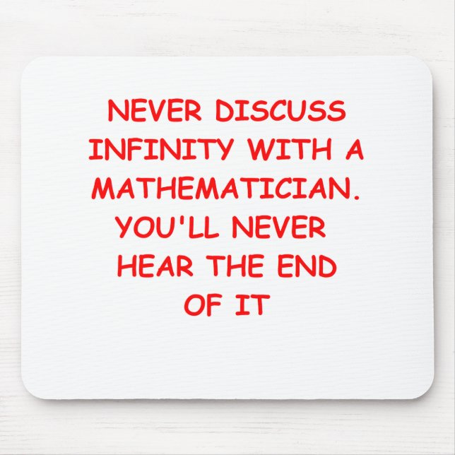 math joke mouse pad (Front)