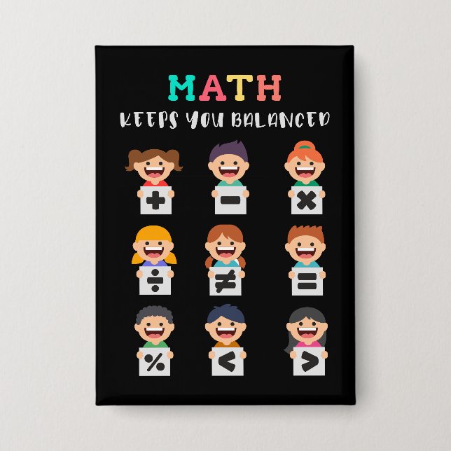 Math keeps you balanced (Front)