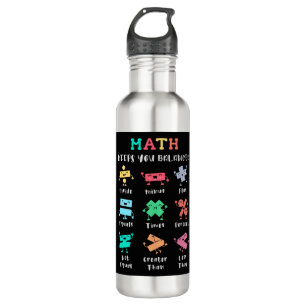 Math keeps you balanced 710 ml water bottle