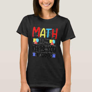 Math Keeps You In Shape Funny Math Teacher Workout T-Shirt
