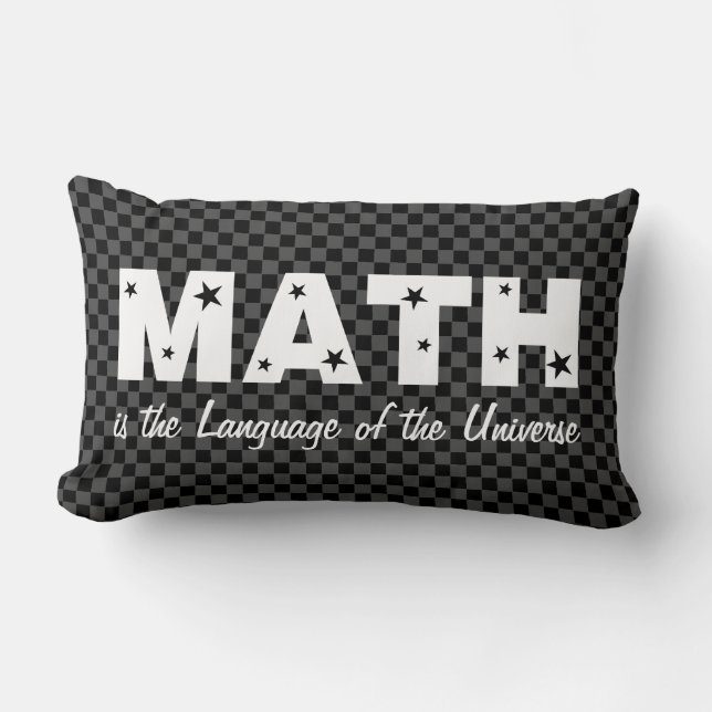 Math Language Of Universe Lumbar Cushion (Front)