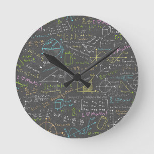Math Lessons Round Clock