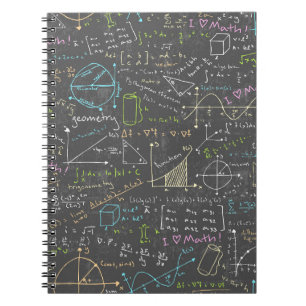 Math Lessons Spiral Notebook