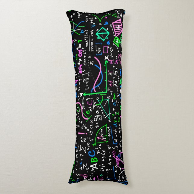 Math linear mathematics education circle body cushion (Front Vertical)